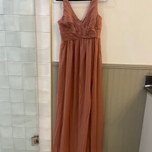 Birdy Grey Laurie Empire Dress in Chiffon Desert Rose (M) NEVER WORN LIKE NEW